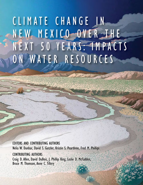 Front cover of the Leap Ahead report showing a New Mexico Landscape