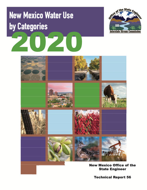 2020 New Mexico Water Use by Categories report cover image