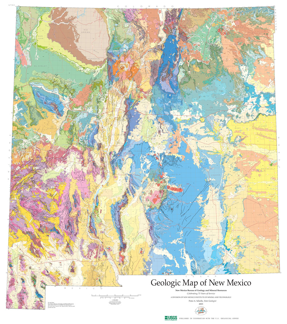State Geologic Map of New Mexico